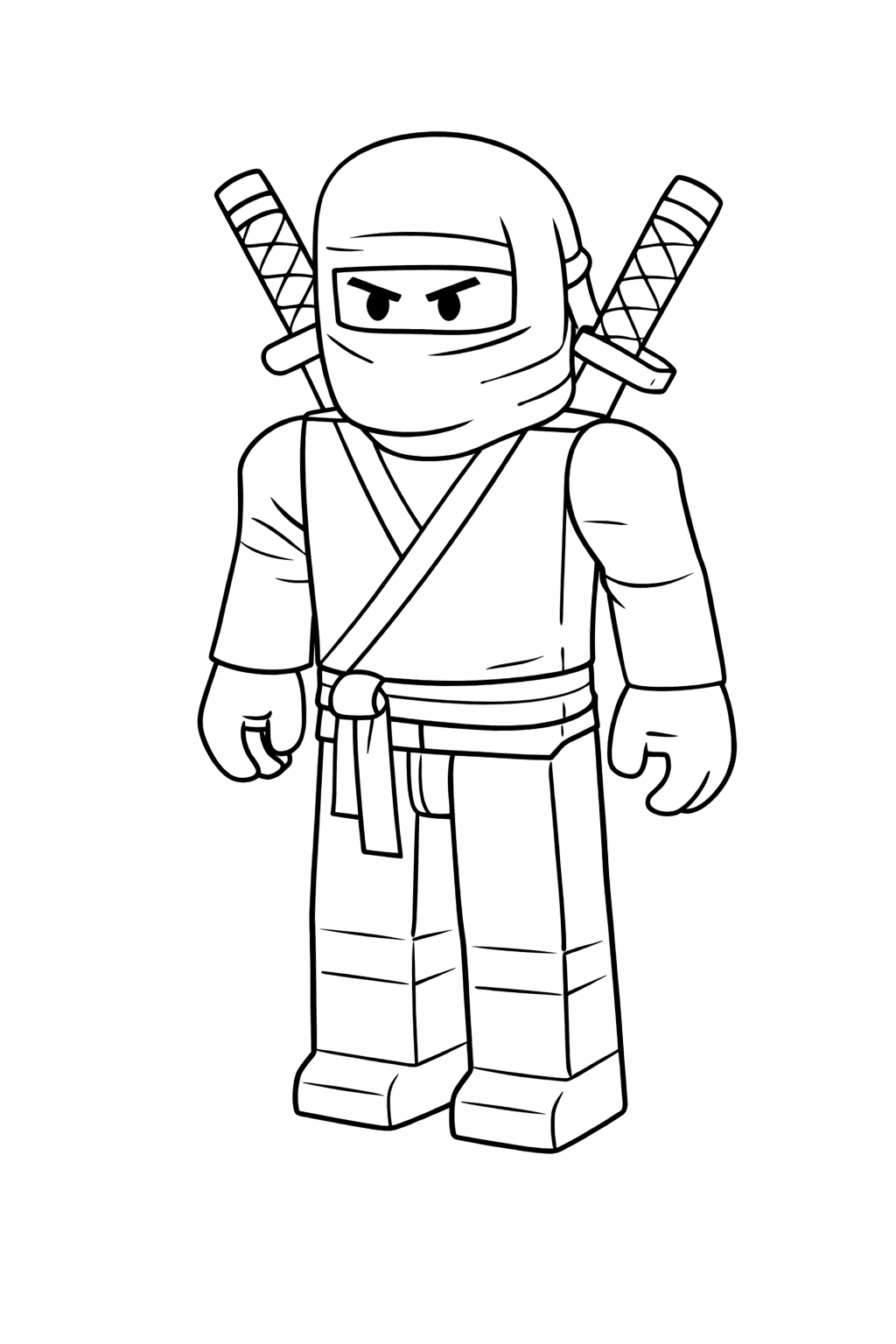Roblox ninja para colorear